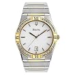 Bulova Men's Diamond Case Bracelet Watch #98E004