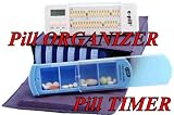 7 Day e-pill Medication Reminder and Organizer System Pill Box. NEW and IMPROVED Pill Timer with 37 Daily Easy-to-Set Alarms
