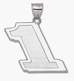 Martin Truex, Jr. Giant Driver Number 1 1 7/8 Pendant - Sterling Silver Jewelry