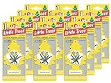 Little Trees Hanging Car and Home Air Freshener, Vanillaroma - Vanilla (Pack of 12)