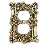 Buy Amerelle Provincial Duplex Wallplate, Antique Brass #60DAB by American Tack