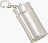 Stainless Steel Satin finish Pocket Ashtray w/ Key Chain
