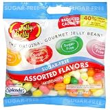 Jelly Belly Sugar Free Jelly Beans, Assorted Flavors, 3.1-Ounce Bags (Pack of 12)