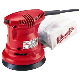 Factory-Reconditioned Milwaukee 6018-8 1.8 Amp 5-Inch Random Orbit Palm Sander with Dust Bag and PSA Pad