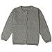 ASHERANGEL Little Girls Basic Crew Neck Solid Fine Knit Cardigan Sweaters