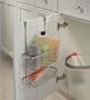 Over the Cabinet Door Basket (Chrome) (12"H x 11"W x 5"D)