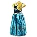 Girls Cinderella Princess Dress Anna Traveling Classic Costume Dresses