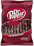 Dr. Pepper Flavored Candy Twists - 5oz Pack - Made With Real Dr. Pepper - Dr. Pepper Twizzlers Licorice Like Candy