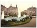 Der Deutsche Ring, Cologne, the Rhine, Germany LAMINATED wall sized print (photochrom) photochrome , 14x18