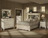 Wilshire Bookcase 5 Piece Bedroom Set - Queen Wilshire Bookcase 5 Piece Bedroom Set - Queen