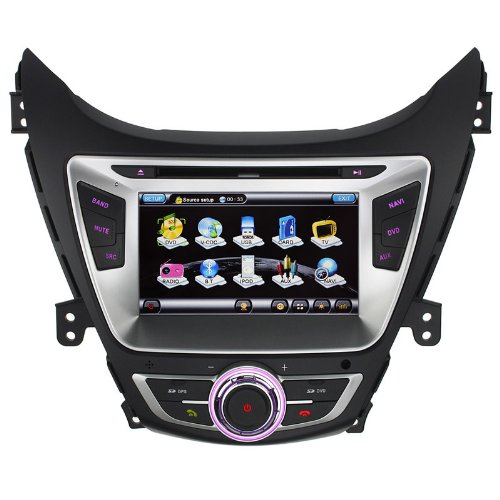 Koolertron For 2011 Hyundai Elantra Avante i35 Indash Car Navigation System GPS Radio AV Receiver and 7