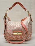 Coach Kristen Op Art Light Peony Pink Ombre Hobo Handbag 16793 - Coach 16793PNK