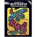 Butterfly Stained Glass Coloring Book (Dover Nature Stained Glass Coloring Book)