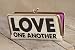 Urban Natural Life Beige/Tan Canvas "Love One Another" Wallet/Clutch with Mirror inside - Silky Satin Inside! Vegan Friendly!!