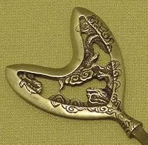 Japanese Samurai Arrowhead / Yanone - Tiger Dragon Design - All Steel - Based on Original Museum Piece - Made by Paul Chen / Hanwei