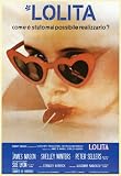 Lolita Stanley Kubrick Italian Promo Huge Vintage PAPER Movie Poster Measures 40 x 27 Inches (100 x 70 cm ) approx