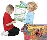 Live Butterfly Garden Habitat & Discovery Kit by Insect lore with free Monarch Butterfly of Aster Way Book (Smithsonian's Backyard)