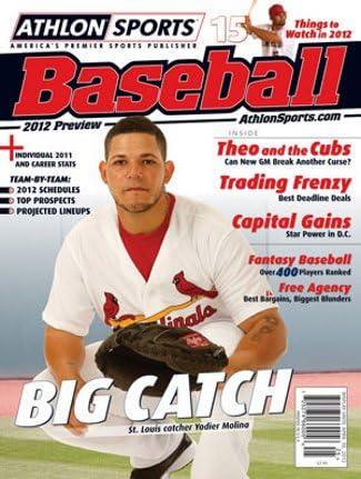 2012 Athlon Sports MLB Baseball Preview Magazine- St. Louis Cardinals Cover