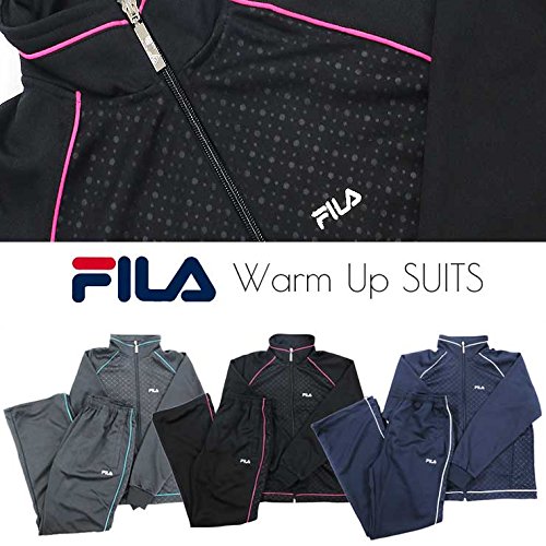 FILA(フィラ) レディース ジャージ トップス ロングパンツ 上下 2点セット セットアップ