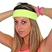 Extreme 80's Neon Yellow Headband Unisex-Adult