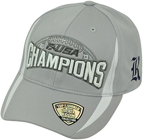 NCAA Rice Owls 2013 C-USA Football Champions Velcro Top of the World Hat Cap