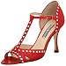Anne Klein New York Women's Akyra T-Strap Pump,Scarlet/White,10 M US