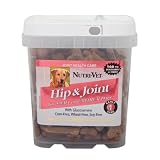 5109tNhsp8L. SL160  Nutri Vet Hip & Joint Lamb & Rice Flavored Wafers with Glucosamine, 2 Pound Reviews