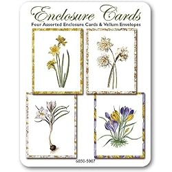 Assorted Botanicals - Set of Four Gift Cards and Vellum Envelopes