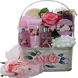 Mum's English Garden Rose Spa Set Bath and Body Gift Basket