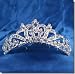 Wedding tiara Comb With Three-Crystal Center 57235 (Health and Beauty)