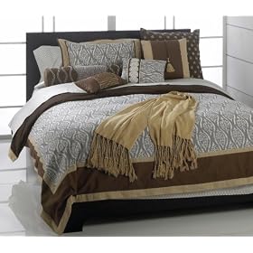 Natori Block Print Duvet Cover
