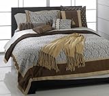 Natori Block Print Duvet Cover