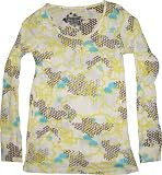  - Heart Breaker Yellow Graphic Juniors Long-sleeved Shirt