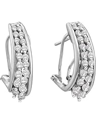 1.0CTW DIAMOND FASHION HOOPS