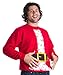 Santa Claus Costume | Novelty Christmas Sweater, Holiday Crewneck Sweatshirt