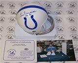 Gino Marchetti Autographed/Hand Signed Baltimore Colts 2-Bar Mini Helmet with HOF 72 Inscription