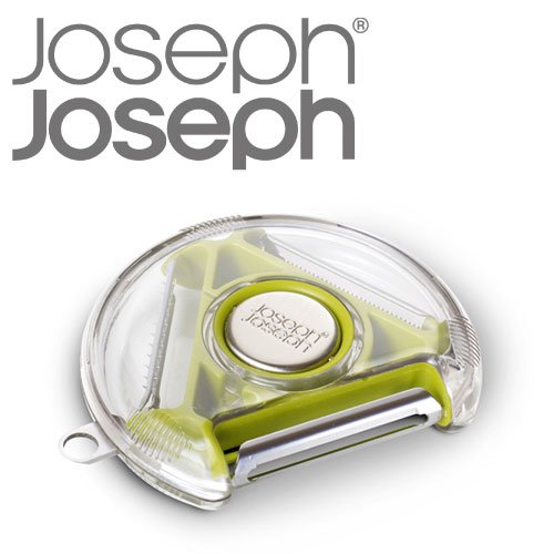 JosephJoseph ジョゼフジョゼフ rotary peeler ロータリーピーラー☆ジョセフジョセフ つまみを回転させるだけで3種類の刃が入れ替わります！ (グリーン)