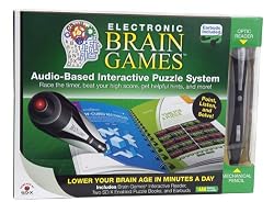 Electronic Brain Games with 2 Puzzle Books