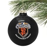San Francisco Giants 2010 World Series Champions Black 3 1/4" Large Ornament