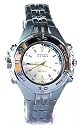 nTren 1690-622 MP3 Data Storage Watch, Solid Stainless Steel Band and Silver Watch Face