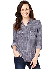 Pure Cotton Mini Gingham Checked Shirt
