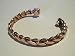 Powerful Magnetic Copper Cuff Bracelet Rope Design for Arthritis and Golf Sport Aches and Pains