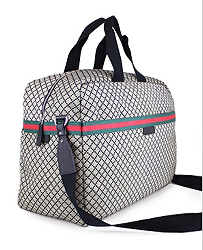 Gucci Large Web carry-on duffle bag 374770 Black Diamante