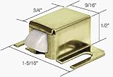 C.R. LAURENCE M6033 CRL Brass Finish Shower Door Catch With Nylon Tip