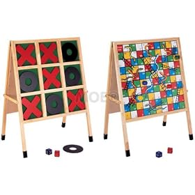 Wooden Traditional Games Easel