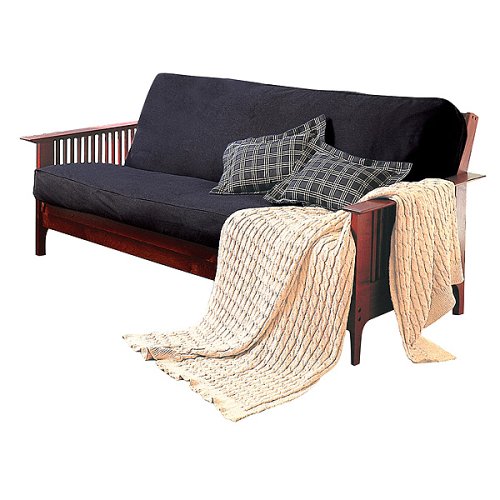 Twill Futon Cover - Black (Full)