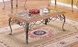 Cozumel Stone Glass Top Coffee Table By Acme Furniture