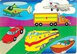My First Wooden Transportation 6-piece Peg Puzzle