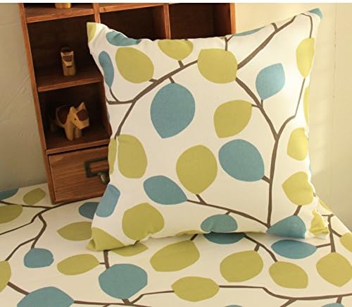 Pastoral style cotton cushion/Plant floral pillow-A 38x38cm(15x15inch)VersionB