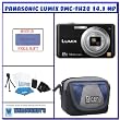Panasonic Lumix DMC-FH20 14.1 Megapixels Digital Camera w/ 8x Wide Angle Optical Zoom Lens (Black) + Starter Pack # 1